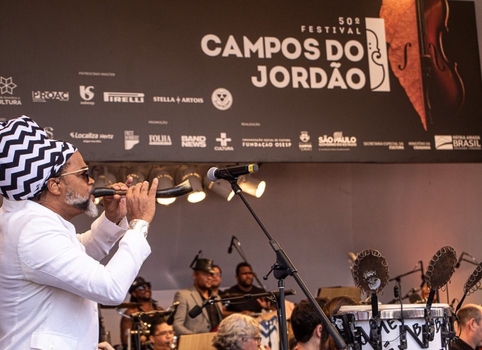 Carlinhos Brown no Festival de Inverno de Campos do Jordão